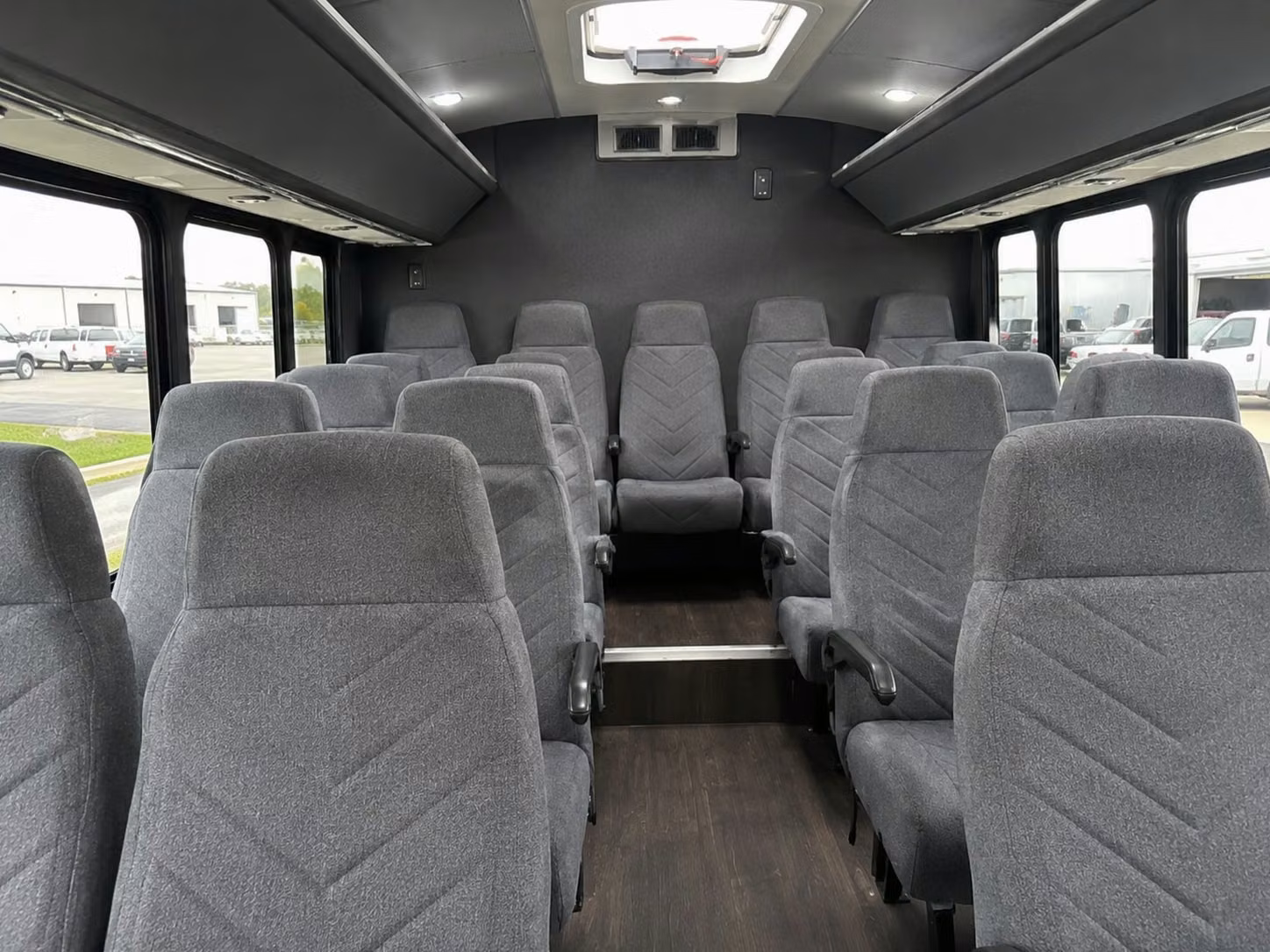 15 passenger minibus inside