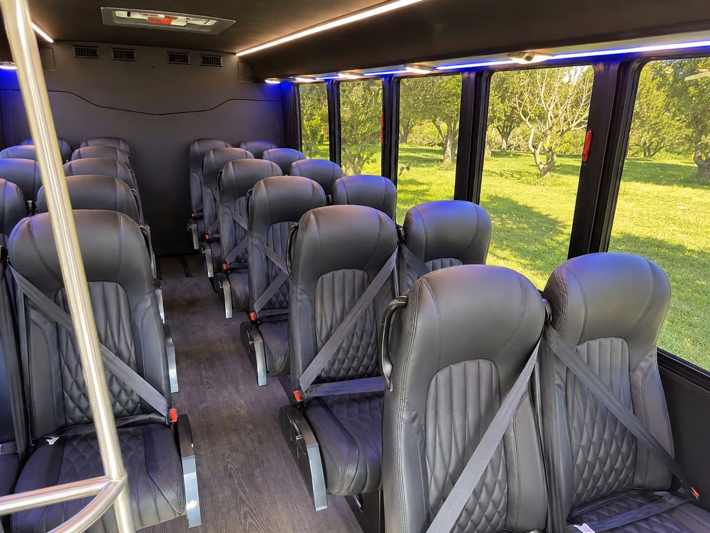 20 passenger minibus interior