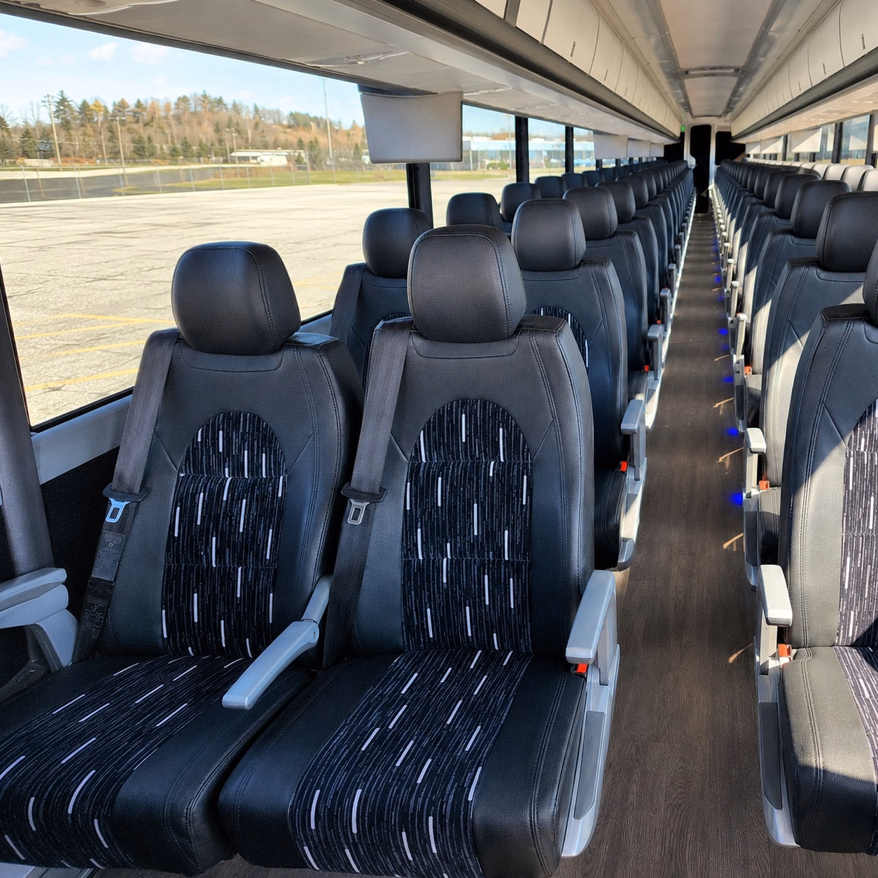 how the day of the week changes charter bus costs in bellevue washington